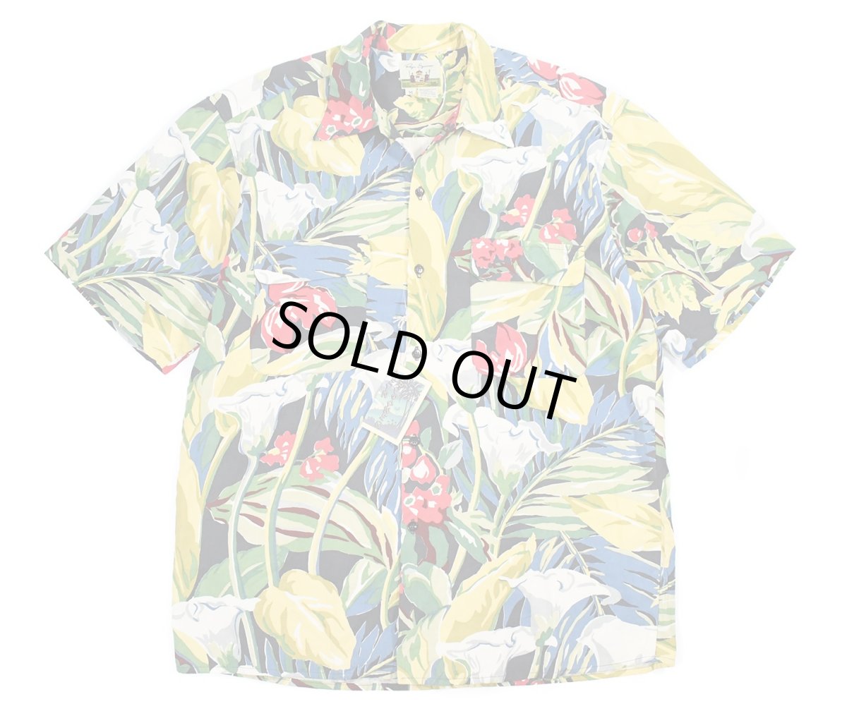 画像1: Deadstock Reyn Spooner Rayon Aloha Shirt (1)