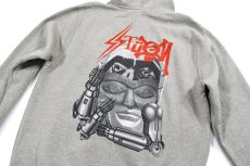 画像5: Deadstock Stussy Print Sweat Hoodie Grey (5)