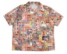 画像1: Used Montgomery Ward Open Collar Shirt (1)