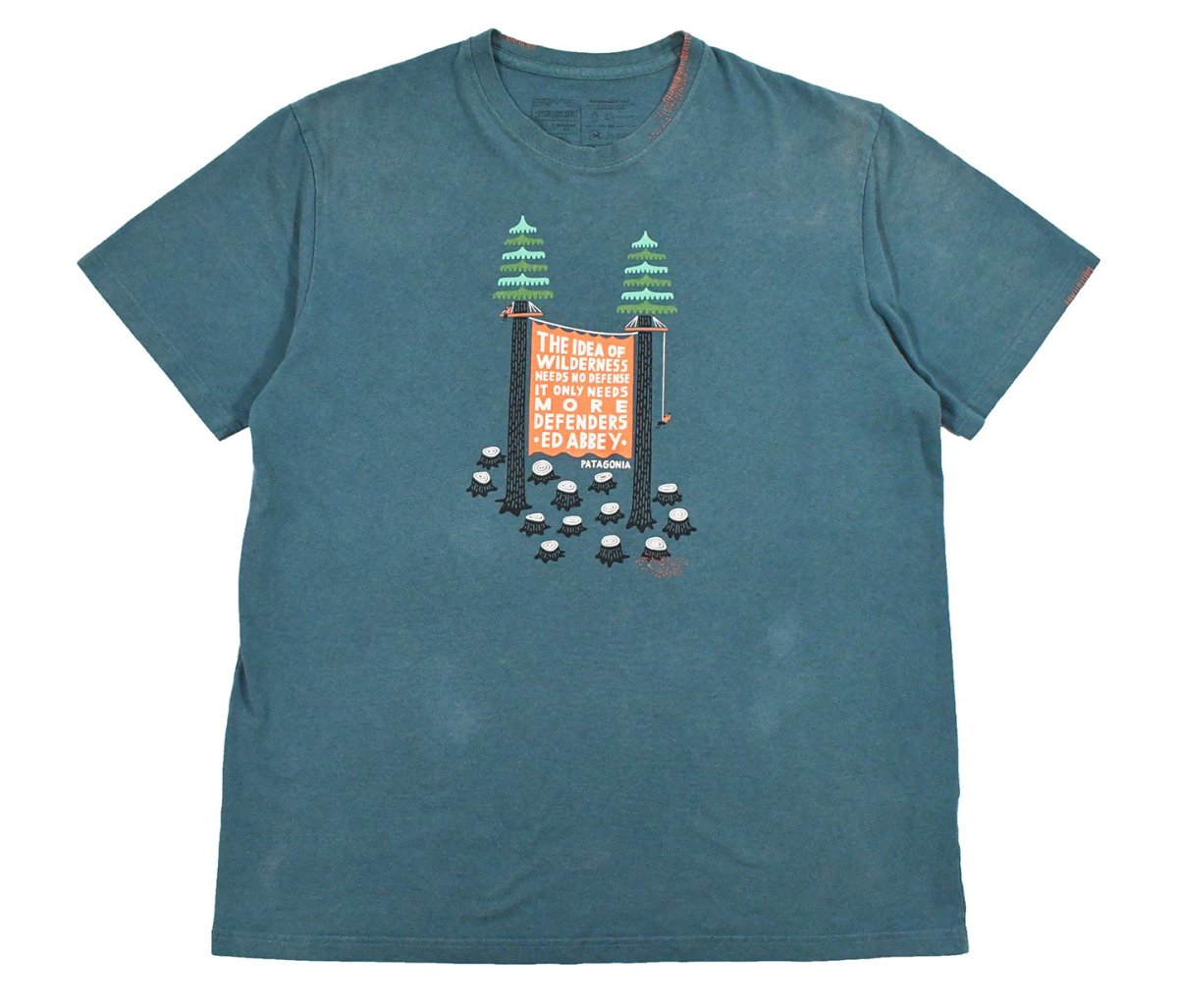 画像1: Used patagonia S/S Hand Stitch Tee パタゴニア (1)