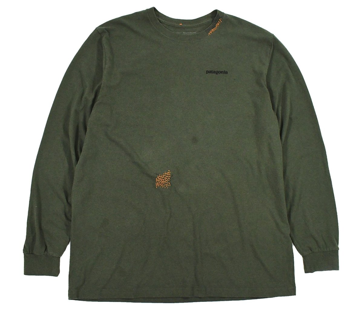 画像1: Used patagonia L/S Hand Stitch Tee パタゴニア (1)