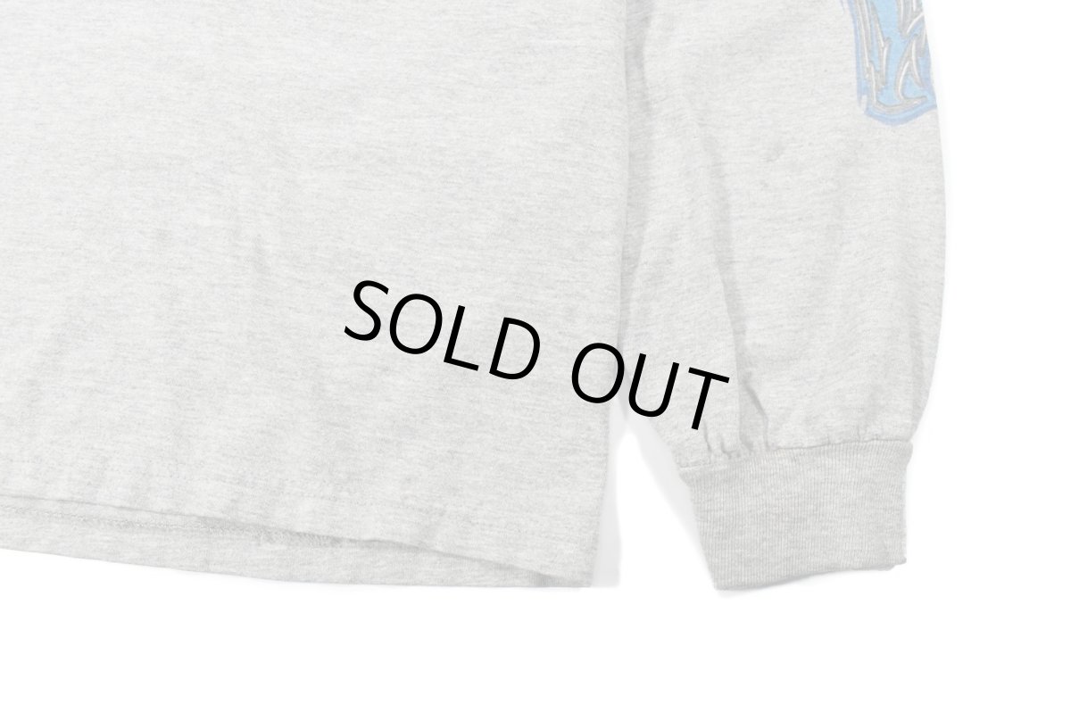 画像3: Used Harley-Davidson L/S Print Tee Grey made in USA (3)