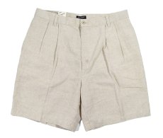 画像1: Deadstock Dockers Pleated Linen Shorts (1)