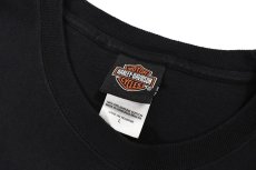 画像6: Used Harley-Davidson L/S Print Tee Black (6)