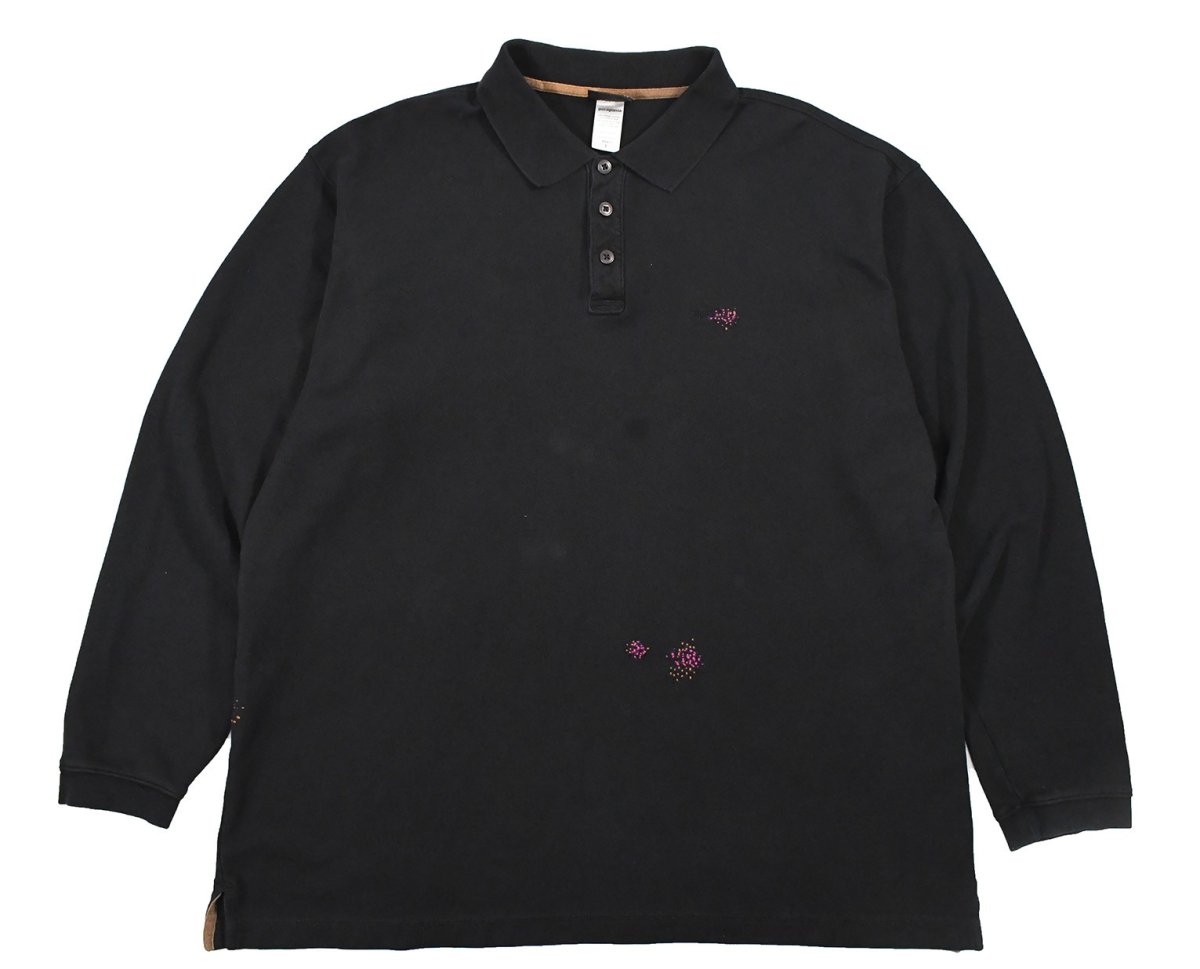 画像1: Used patagonia L/S Hand Stitch Polo Shirt パタゴニア (1)