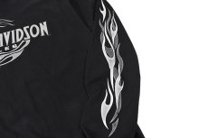 画像4: Used Harley-Davidson L/S Print Tee Black (4)