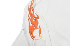 画像5: Used Harley-Davidson L/S Print Pocket Tee White (5)