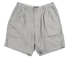 画像1: Used Banana Republic Pleated Linen Shorts (1)