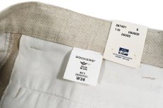 画像5: Deadstock Dockers Pleated Linen Shorts (5)