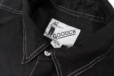 画像4: Deadstock Goouch Customize L/S Linen Shirt Black (4)