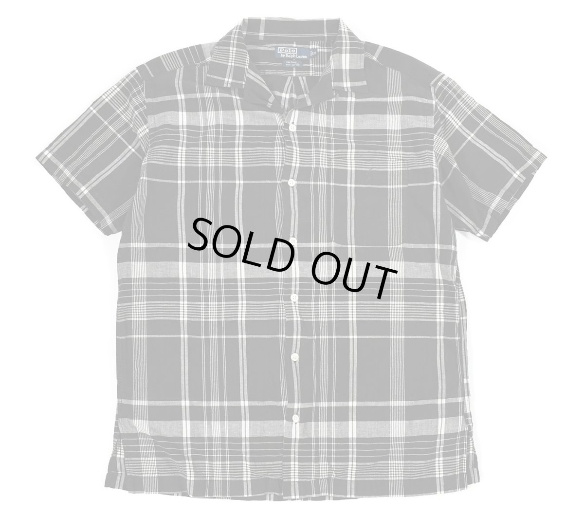 画像1: Used Polo Ralph Lauren S/S Open Collar Shirt "Caldwell" (1)