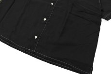 画像3: Deadstock Goouch Customize S/S Linen Shirt Black (3)
