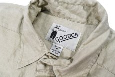 画像4: Deadstock Goouch Customize S/S Linen Shirt Khaki (4)