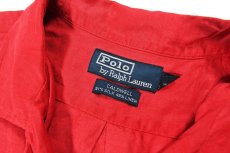 画像4: Used Polo Ralph Lauren Silk/Linen S/S Open Collar Shirt "Caldwell" (4)