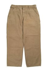 画像1: Used Carhartt Duck Carpenter Pants Canyon Brown カーハート (1)