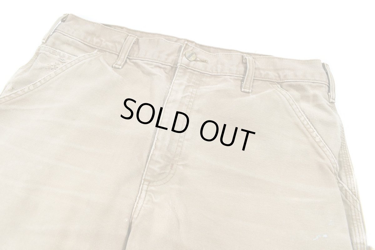 画像2: Used Carhartt Duck Carpenter Pants カーハート (2)
