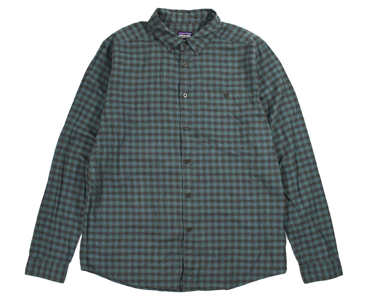 画像1: Used patagonia Vjosa River Pima Cotton Shirt パタゴニア (1)