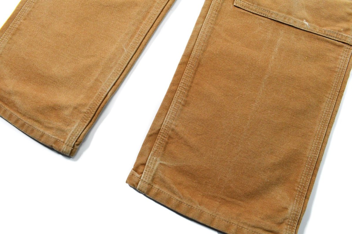 画像3: Used Carhartt Duck Double Knee Carpenter Pants Brown made in USA カーハート (3)