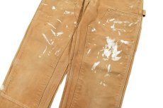 画像4: Used Carhartt Duck Double Knee Carpenter Pants Brown made in USA カーハート (4)