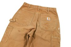 画像5: Used Carhartt Duck Double Knee Carpenter Pants Brown made in USA カーハート (5)