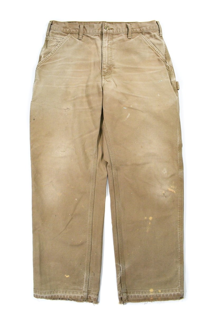 画像1: Used Carhartt Duck Carpenter Pants カーハート (1)