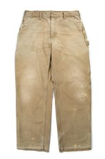 画像1: Used Carhartt Duck Carpenter Pants カーハート (1)