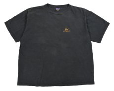 画像1: 90s Used patagonia Print Tee Black made in USA 絶滅危惧種 パタゴニア (1)