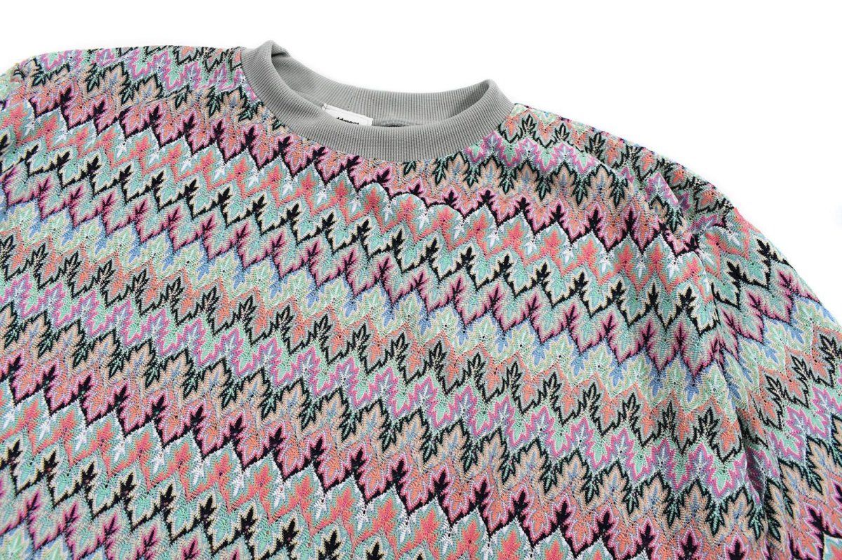 画像2: 【SALE】oddment Patterned Tee (2)