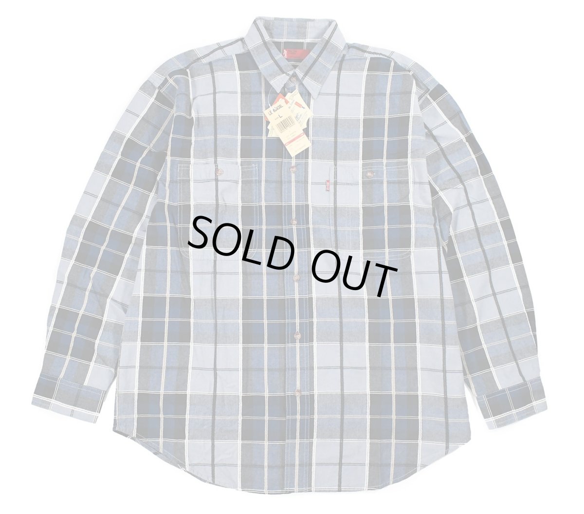 画像1: Deadstock Levi's Red Tab Plaid Pattern Shirt (1)