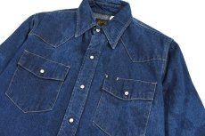 画像2: Used BB Brand Denim Western Shirt made in USA (2)
