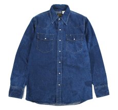 画像1: Used BB Brand Denim Western Shirt made in USA (1)