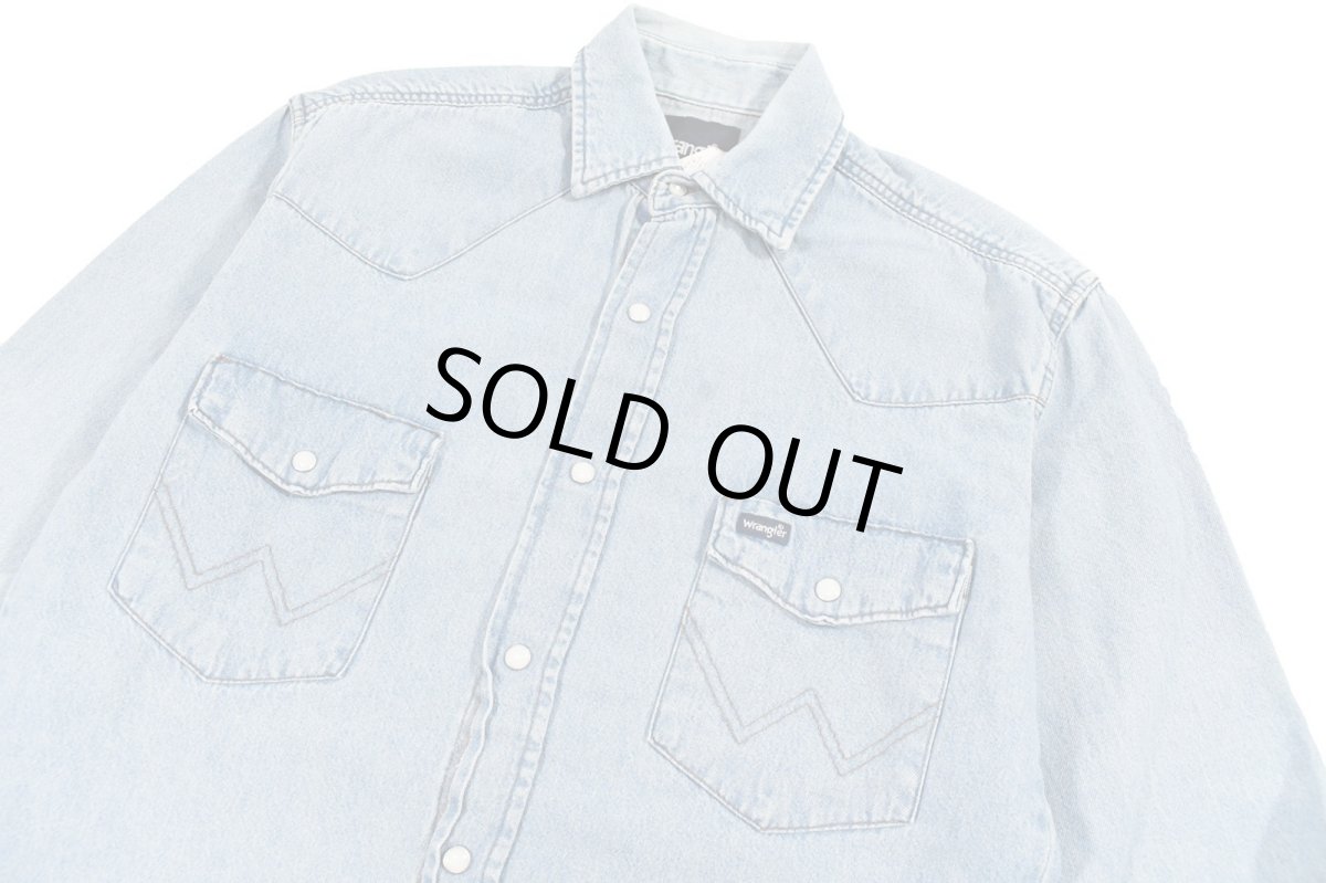 画像2: Used Wrangler Denim Western Shirt (2)