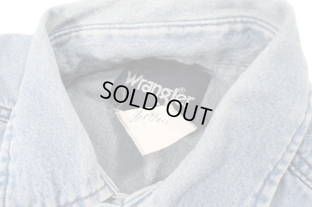 画像4: Used Wrangler Denim Western Shirt (4)