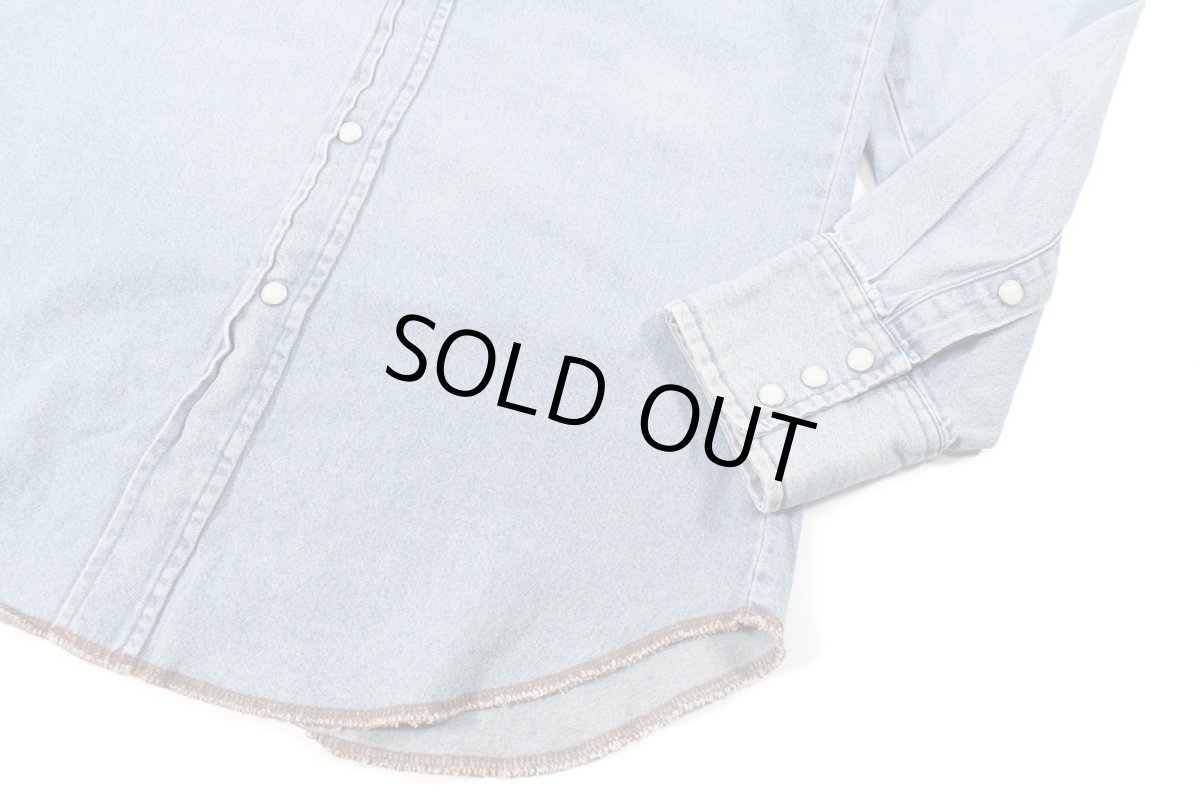 画像3: Used Wrangler Denim Western Shirt (3)