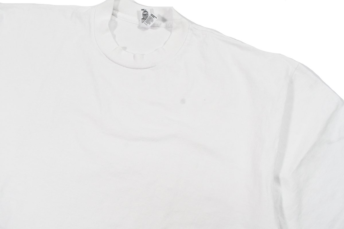 画像2: Los Angeles Apparel Garment Dye 8.5oz S/S Wide Tee White ロサンゼルス アパレル (2)