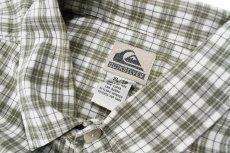 画像4: Used Quiksilver Plaid Pattern Shirt (4)