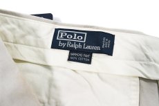 画像5: Deadstock Polo Ralph Lauren Pleated Chino Trouser "Hammond Pant" ラルフローレン (5)