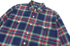 画像2: Used Polo Ralph Lauren Heavy Flannel Shirt ラルフローレン (2)