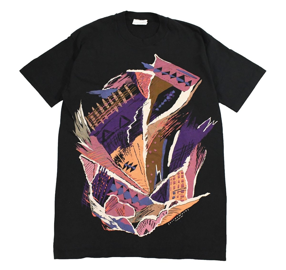 画像1: Used Gida Marx Print Tee (1)