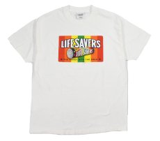画像1: Used Corporate S/S Print Tee "Life Savers" (1)