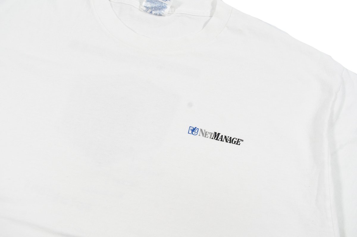画像2: Used Corporate S/S Print Tee "Net Manage" (2)
