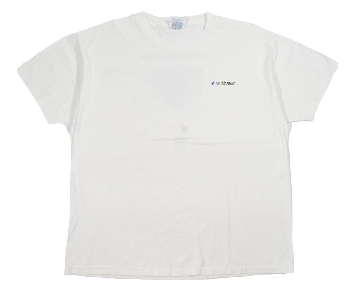 画像1: Used Corporate S/S Print Tee "Net Manage" (1)