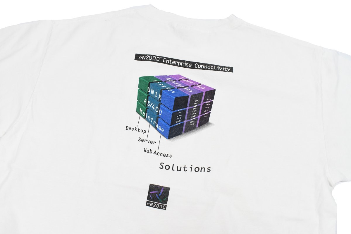 画像4: Used Corporate S/S Print Tee "Net Manage" (4)