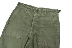 画像2: Used Us Army OG-107 Utility Trouser (2)