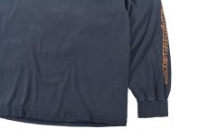 画像3: Used Harley-Davidson L/S Print Pocket Tee Navy (3)