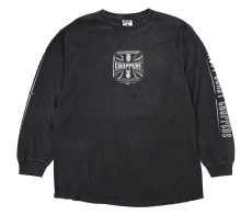 画像1: Used West Coast Choppers L/S Print Tee (1)