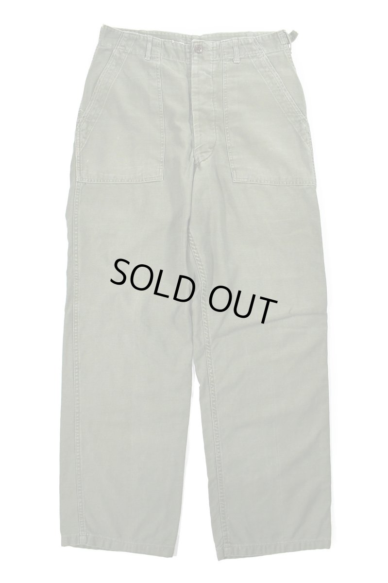 画像1: Used Us Army OG-107 Utility Trouser (1)