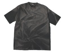 画像1: Used Fruit of the Loom S/S Fade Pocket Tee Black made in USA (1)