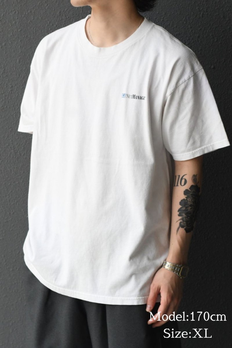 画像5: Used Corporate S/S Print Tee "Net Manage" (5)