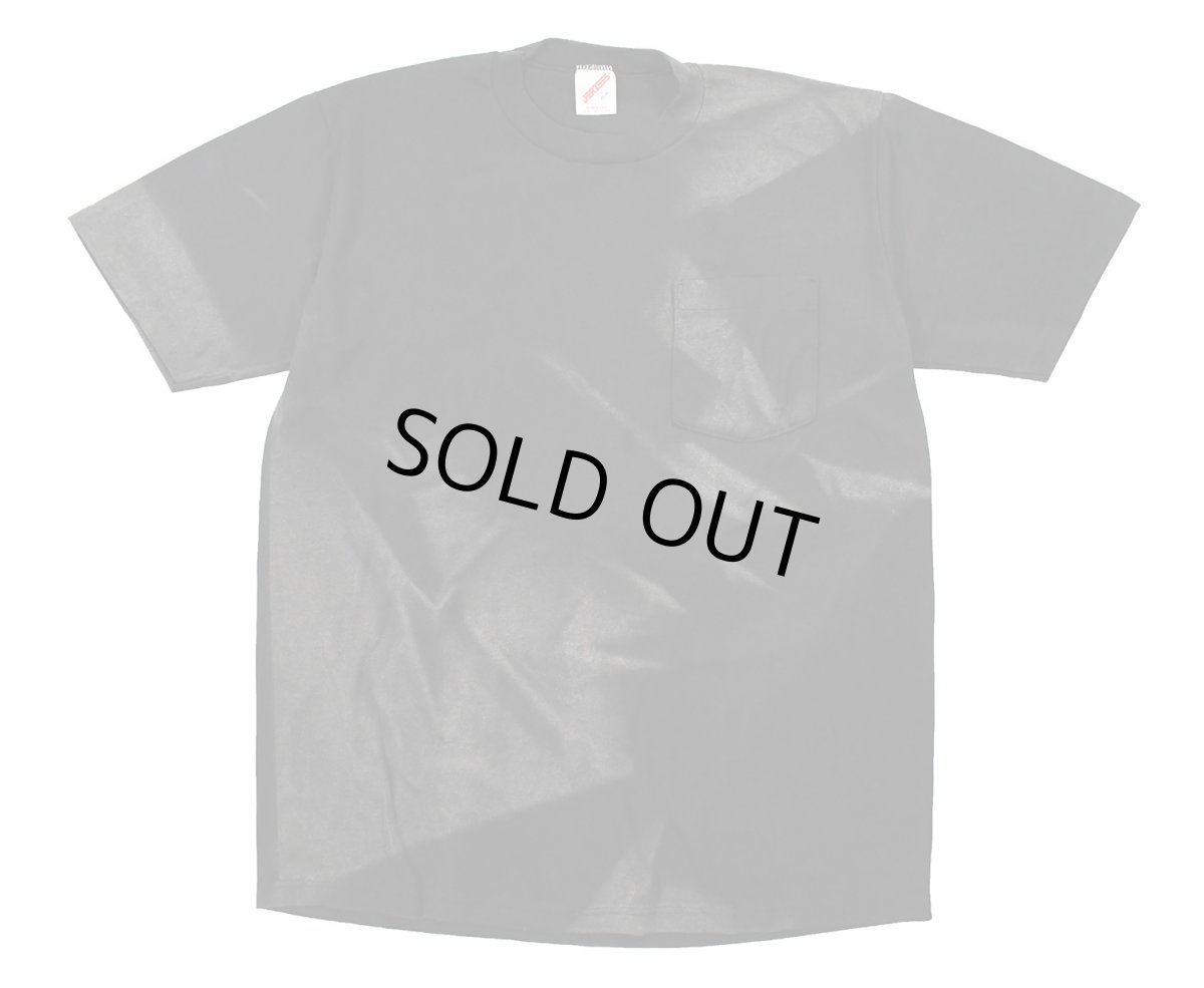 画像1: Used Jerzees S/S Fade Pocket Tee Black made in USA (1)